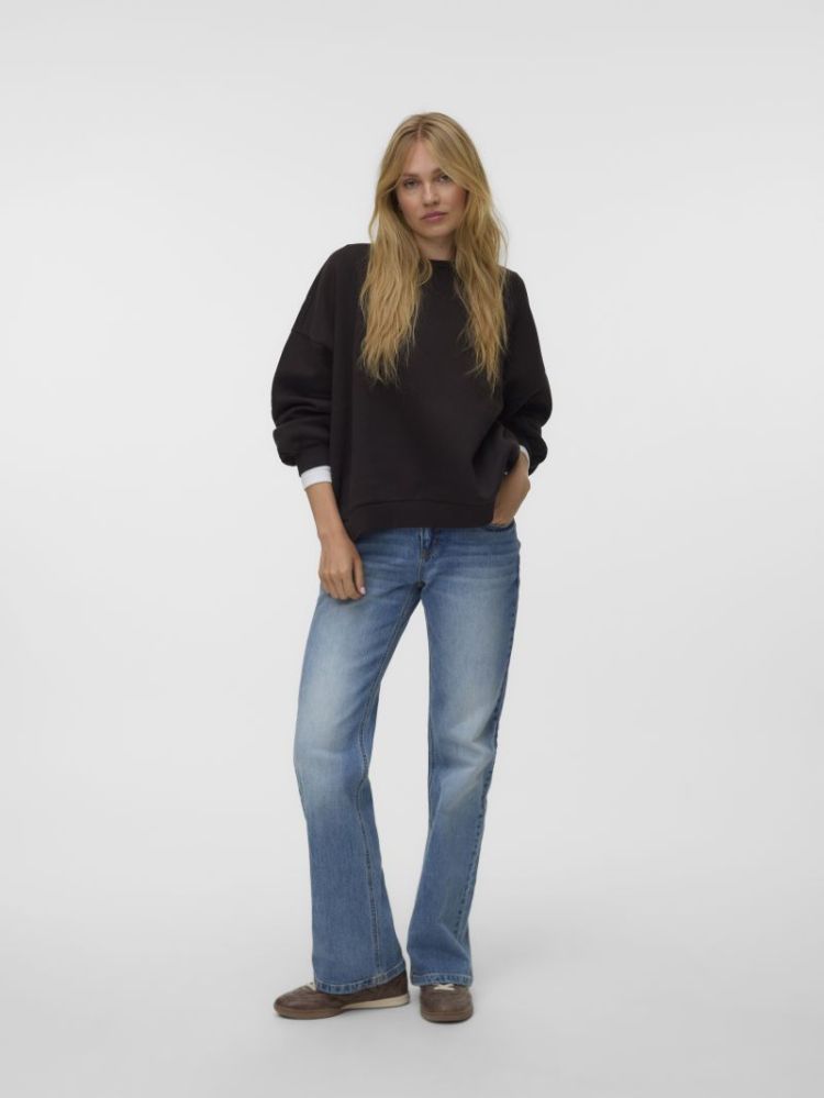 VMTEDDY MALY LS SWEATSHIRT JRS 297957 Chocolat