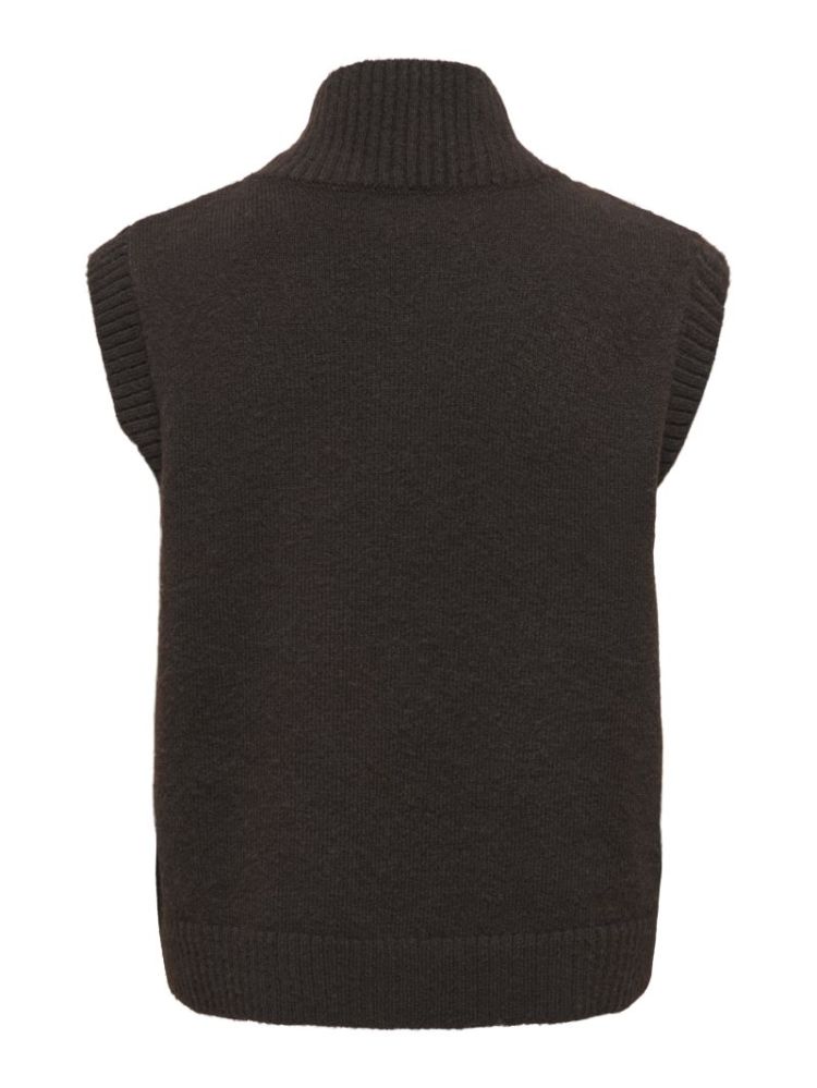 ONLMARY TIEBAND VEST KNT 244915 Chocolat