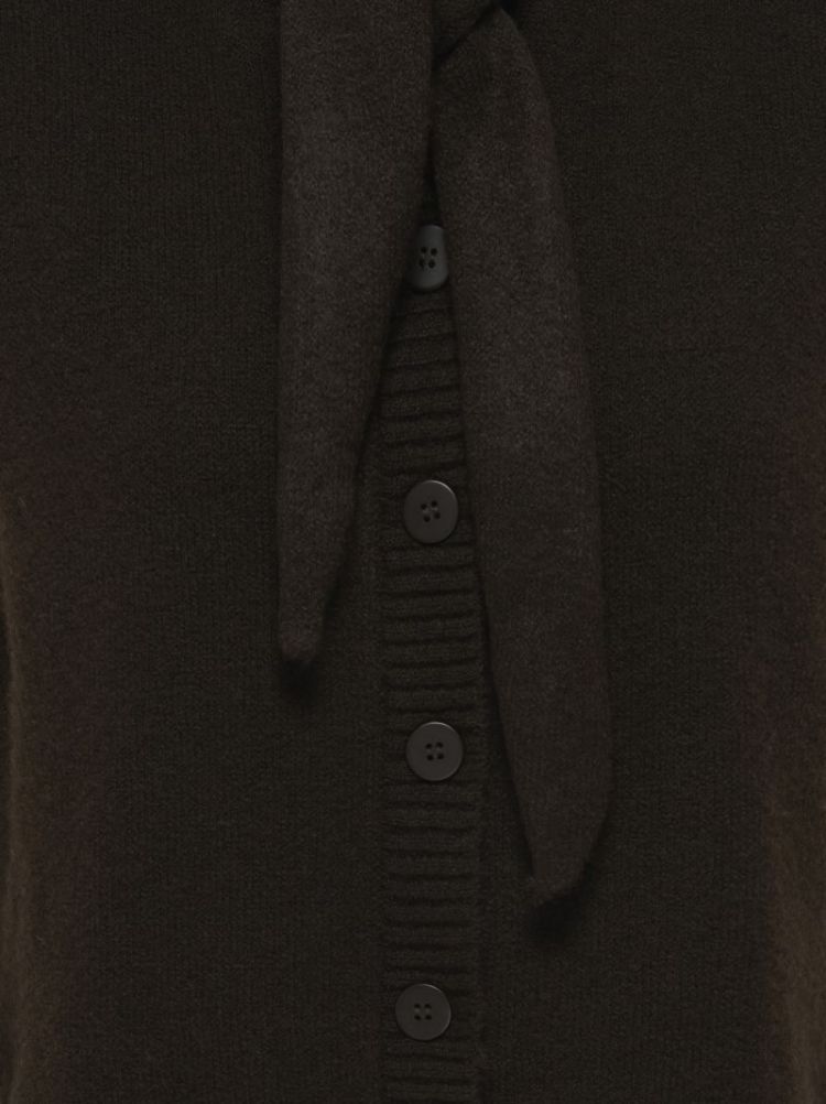 ONLMARY TIEBAND VEST KNT 244915 Chocolat