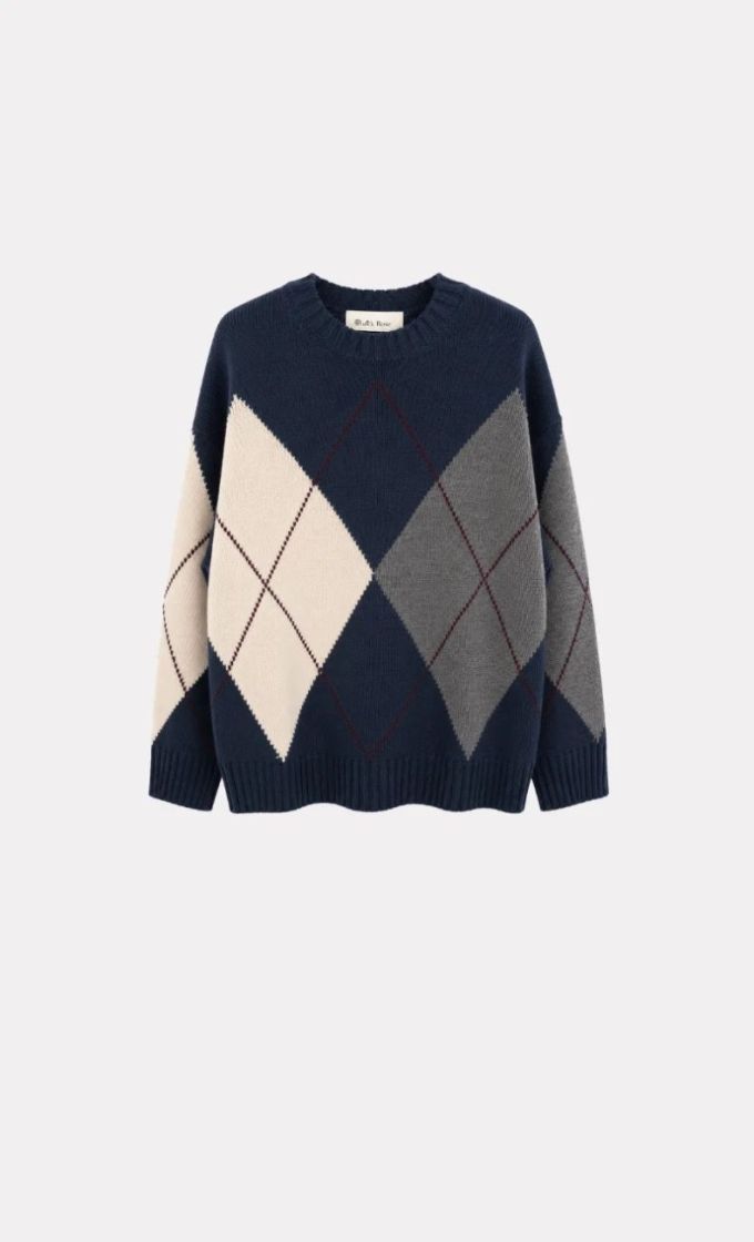  NAVY/GREY/ECRUB