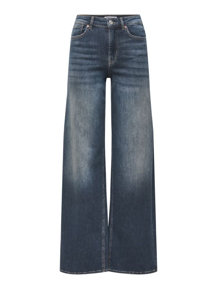 ONLMADISON BLUSH HW WIDE DNM D 177938 Dark Blu