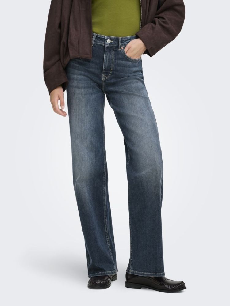 ONLMADISON BLUSH HW WIDE DNM D 177938 Dark Blu