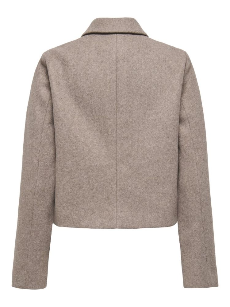 ONLVELA ZIP SHORT JACKET OTW N 198930001 Taupe