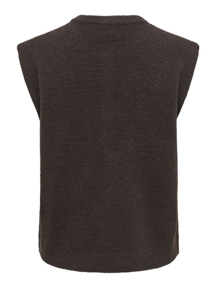 ONLSIMONI VEST KNT NOOS 237375001 Coffe
