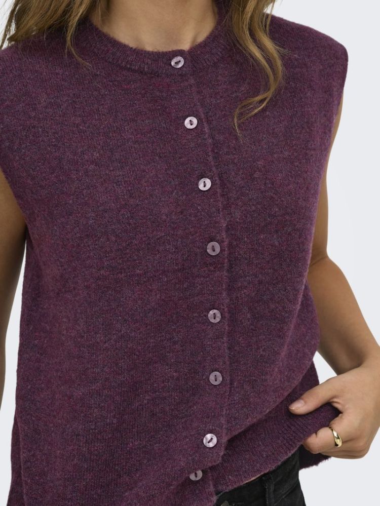 ONLSIMONI VEST KNT NOOS 294415001 Mauve