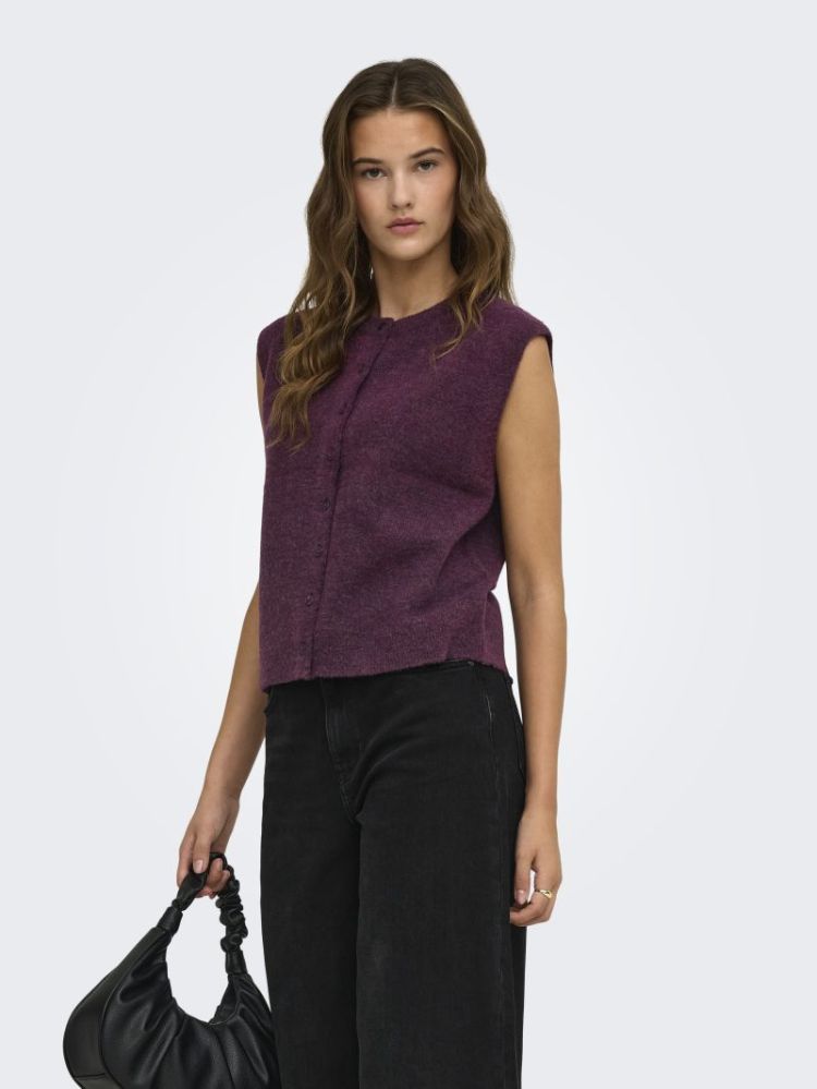 ONLSIMONI VEST KNT NOOS 294415001 Mauve