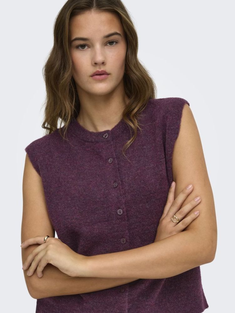 ONLSIMONI VEST KNT NOOS 294415001 Mauve