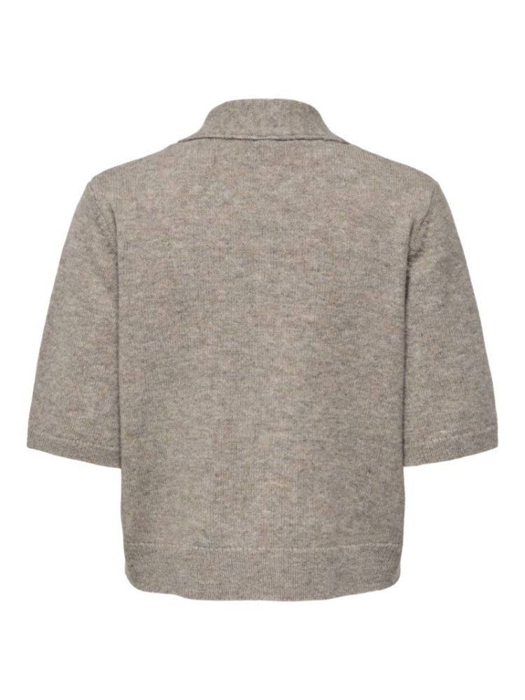 ONLLANA SS SCARF DETAIL CARDI  198930001 Taupe