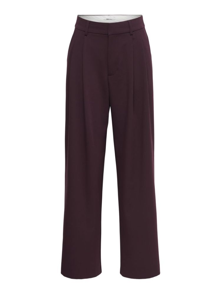 ONLSONJA HW WIDE PLEAT PANT TL 184723 Fudge