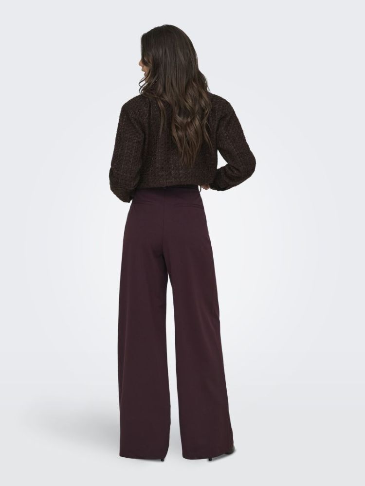 ONLSONJA HW WIDE PLEAT PANT TL 184723 Fudge
