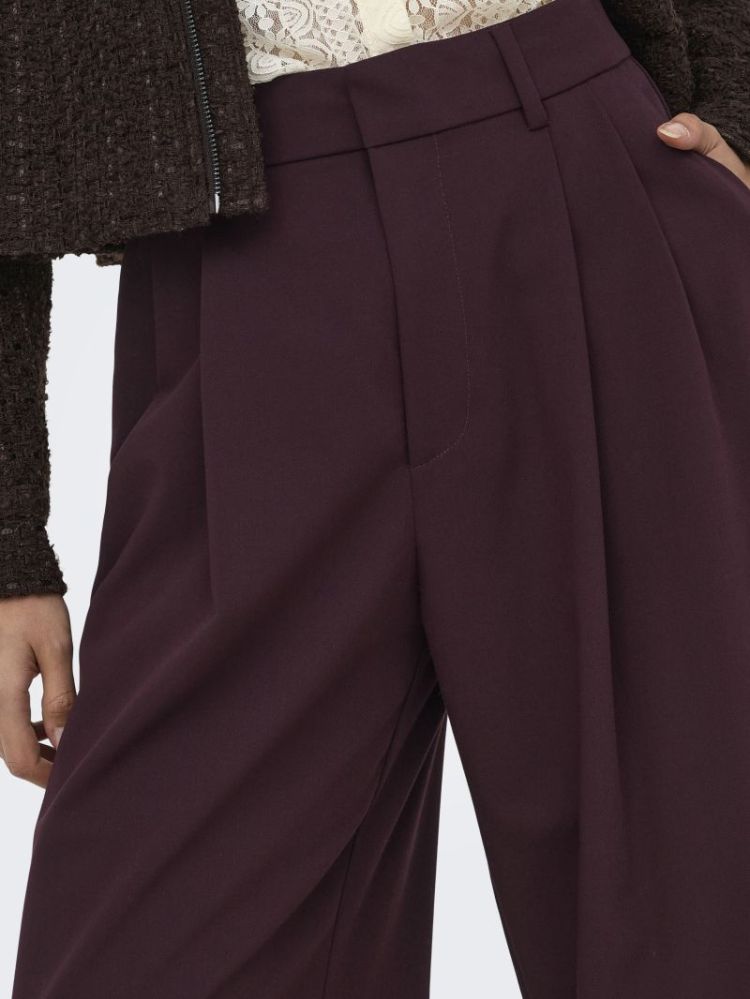 ONLSONJA HW WIDE PLEAT PANT TL 184723 Fudge