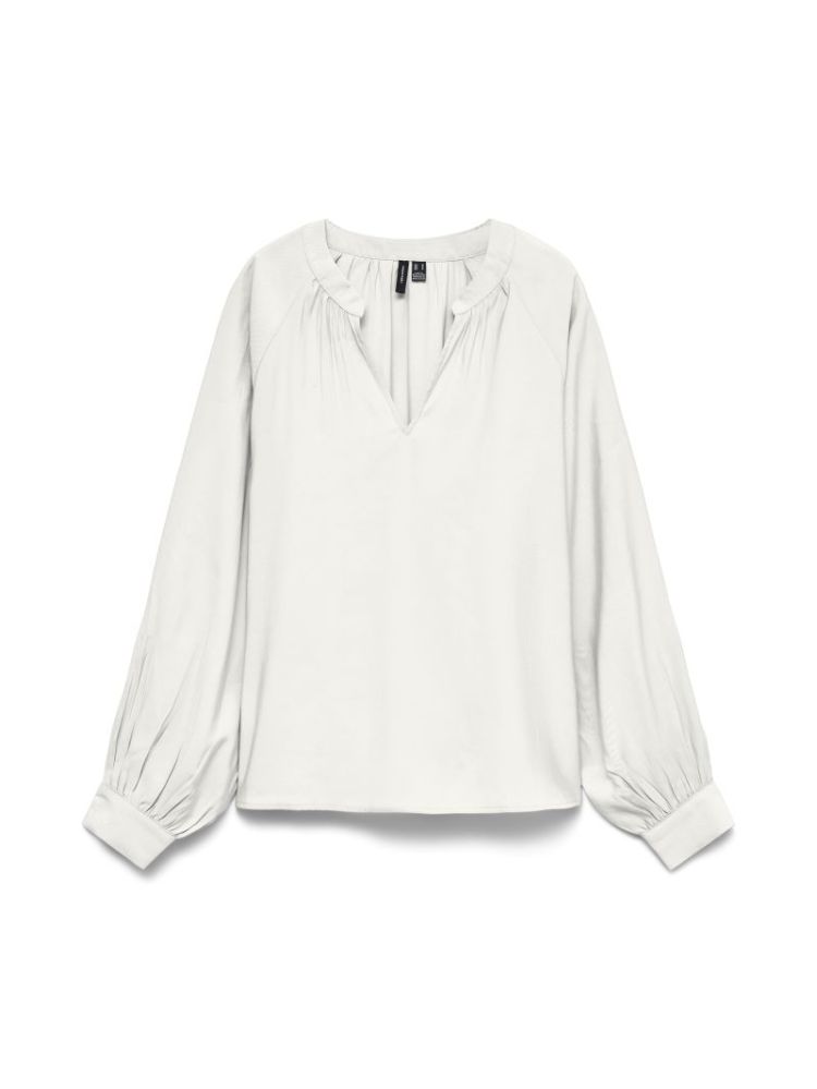 VMLOUISA LS TOP WVN NOOS 175598 Snow Whi