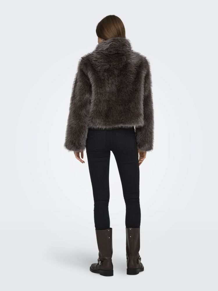 ONLMANNY FAUX FUR JACKET OTW N 244915 Chocolat