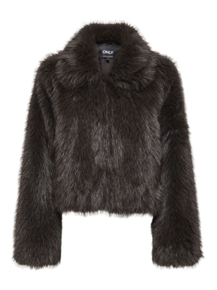 ONLMANNY FAUX FUR JACKET OTW N 244915 Chocolat