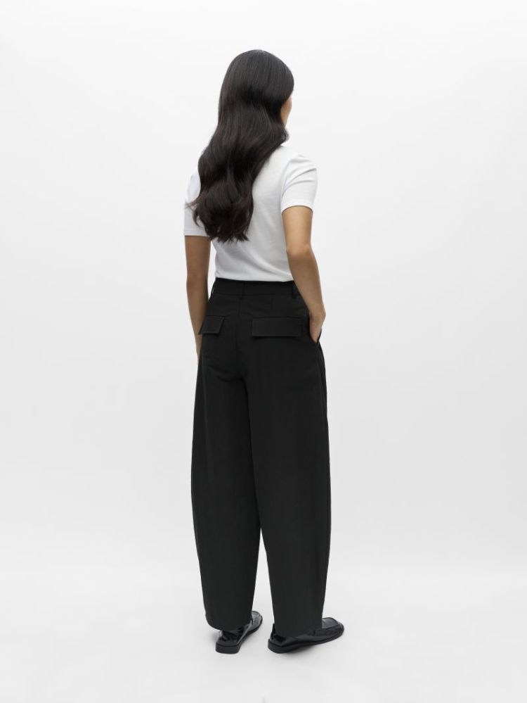 OBJTANYA MW BARREL PANT E REP 177981 Black
