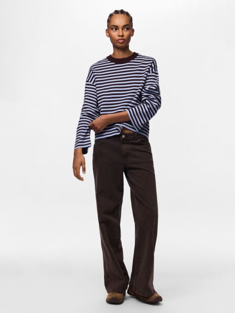 PCJASSY LS O-NECK KNIT NOOS BC 302664004 Hot F