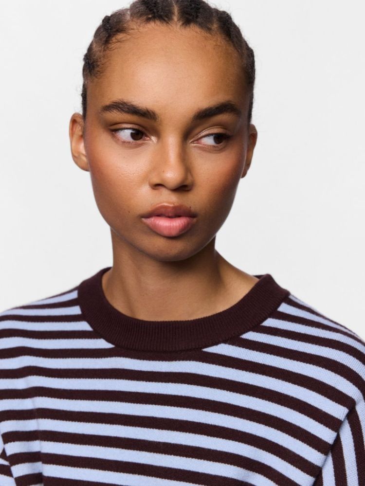 PCJASSY LS O-NECK KNIT NOOS BC 302664004 Hot F