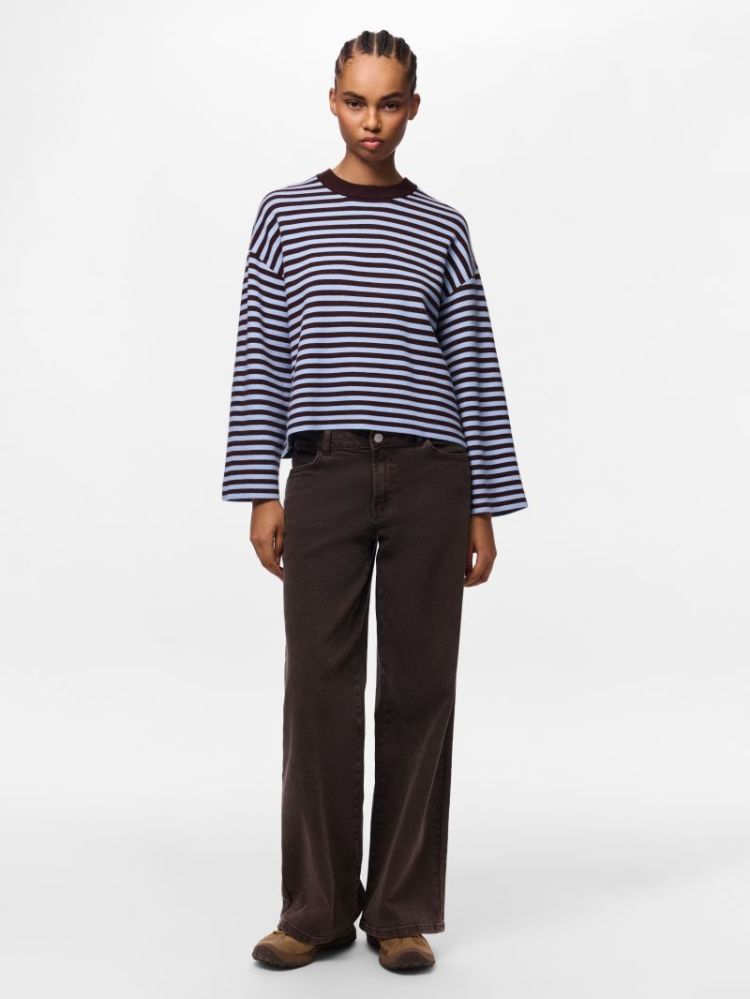 PCJASSY LS O-NECK KNIT NOOS BC 302664004 Hot F