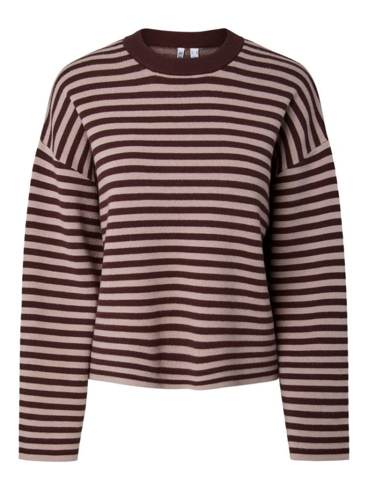 PCJASSY LS O-NECK KNIT NOOS BC 302664003 Hot F