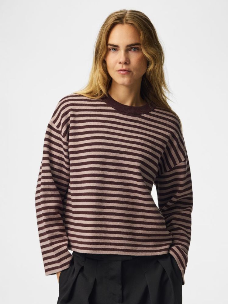 PCJASSY LS O-NECK KNIT NOOS BC 302664003 Hot F