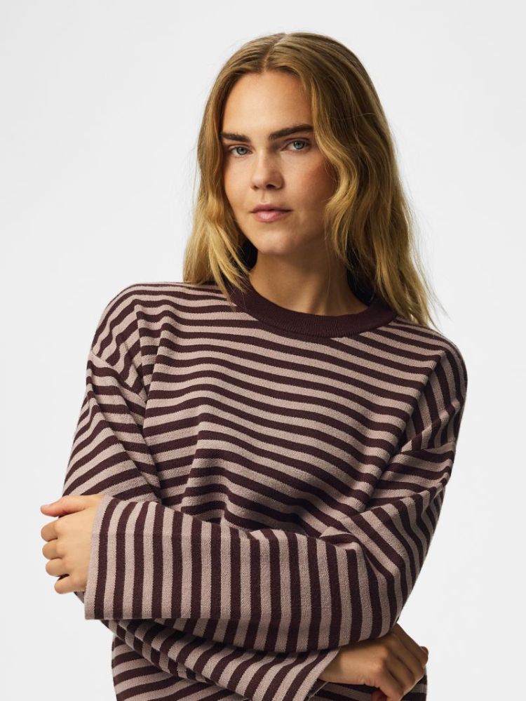 PCJASSY LS O-NECK KNIT NOOS BC 302664003 Hot F