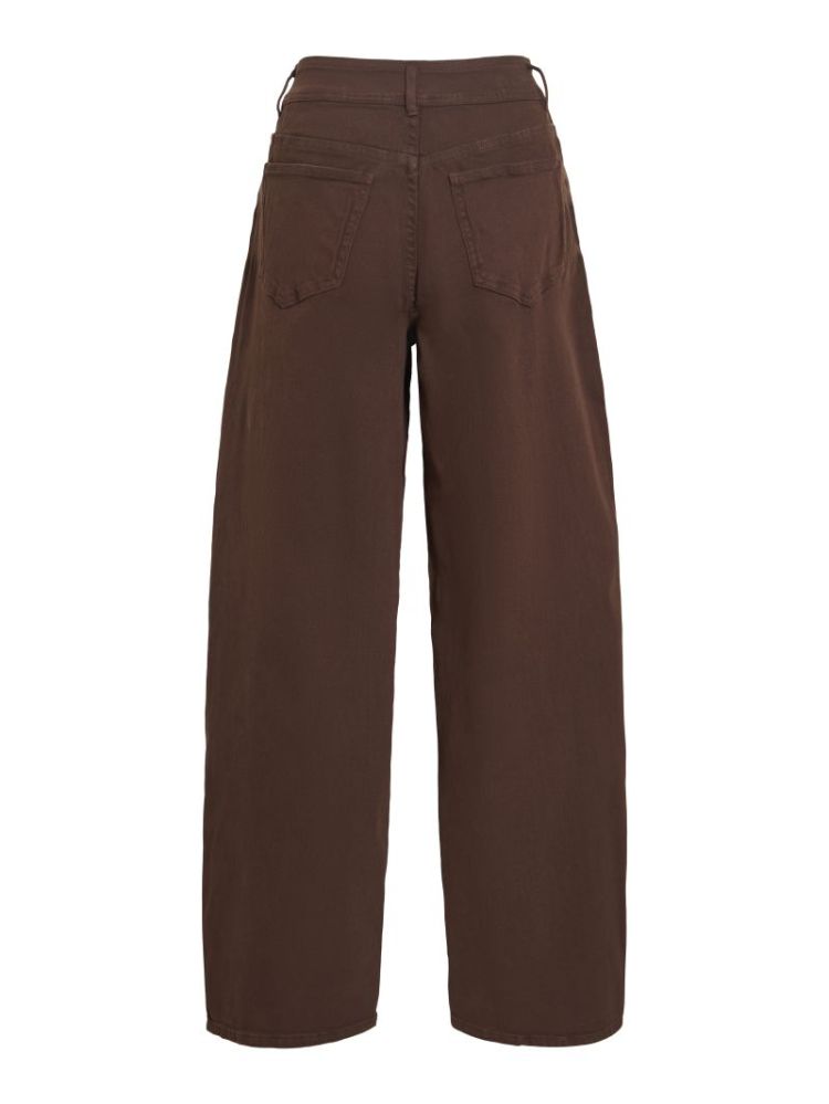 VICHIA SOLID HW JEANS 196326 Coffee B