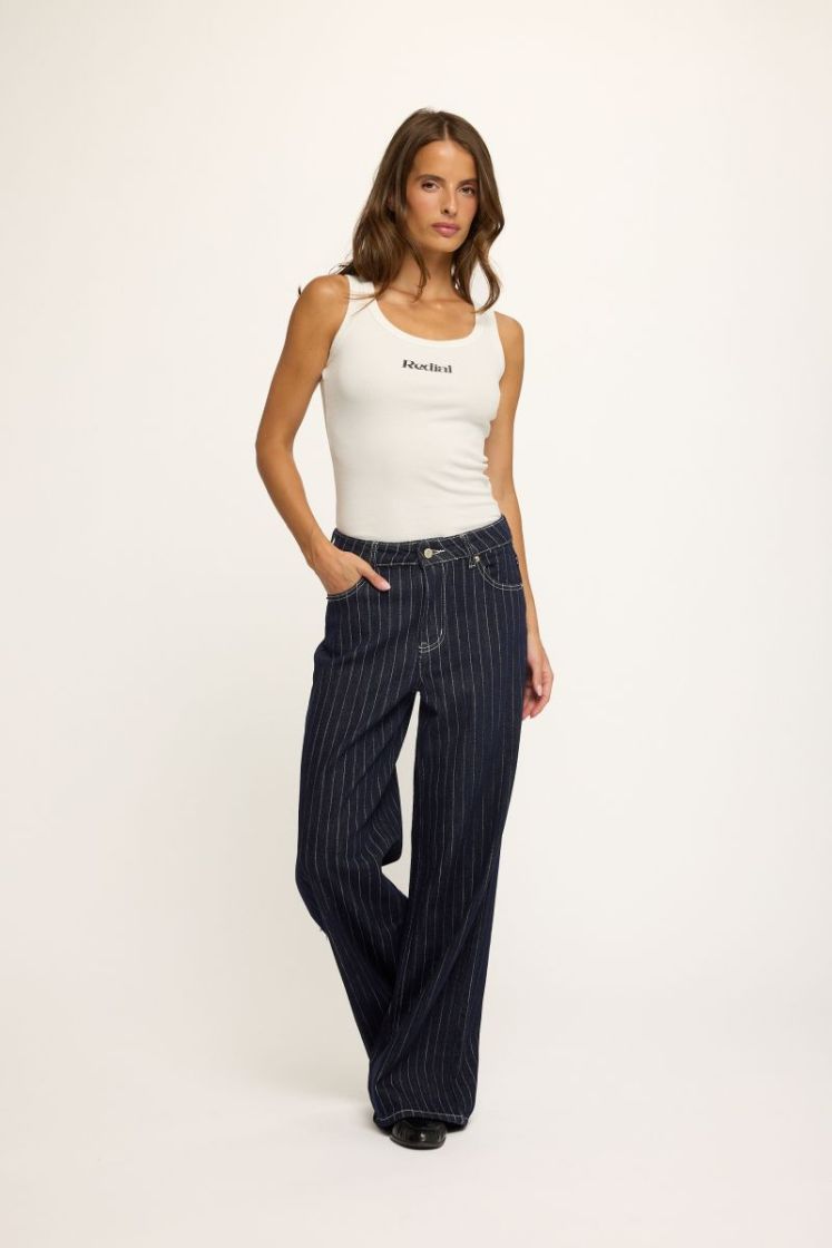  blue wide leg