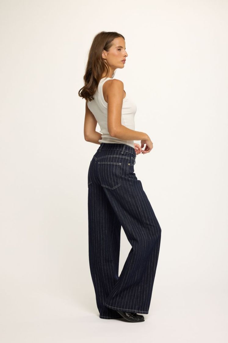  blue wide leg