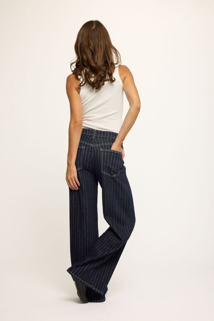  blue wide leg